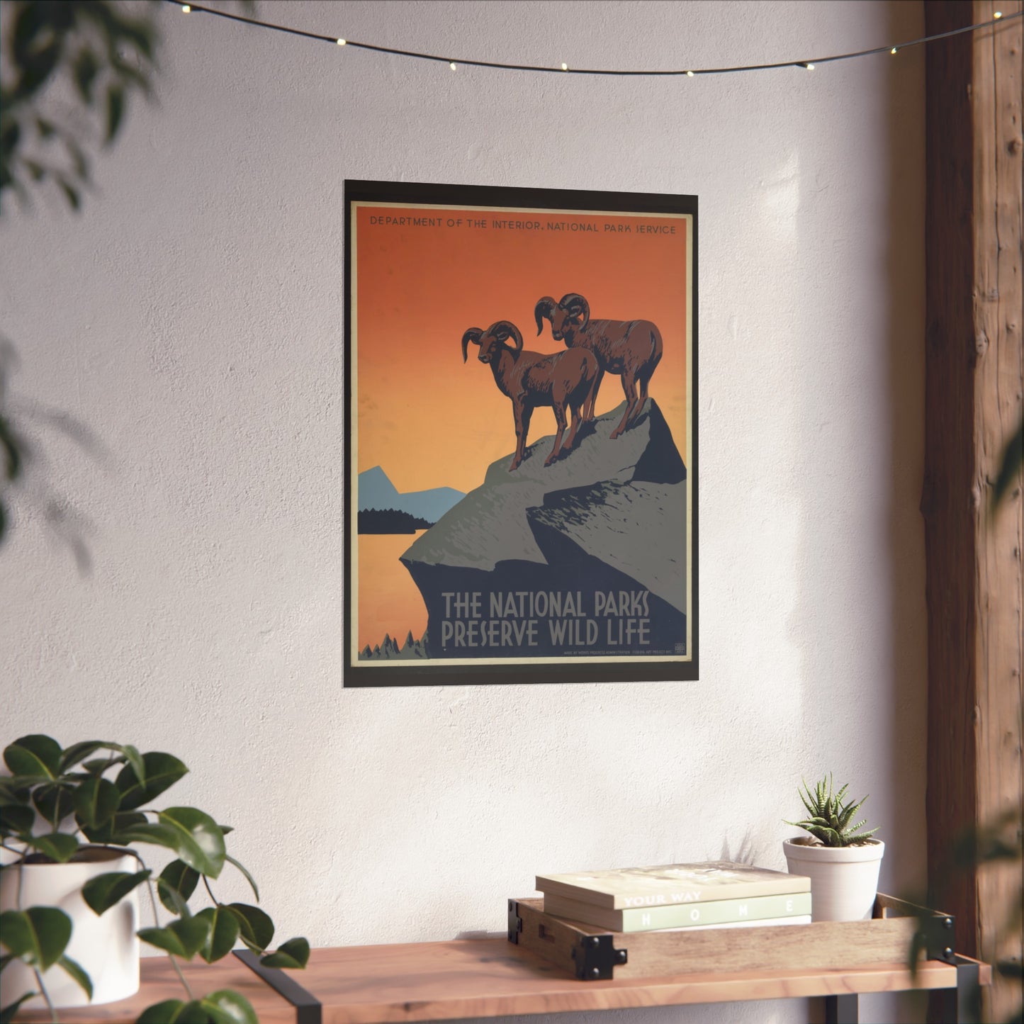 The National Parks Preserve Wildlife – WPA Poster (c.1930s-40s)