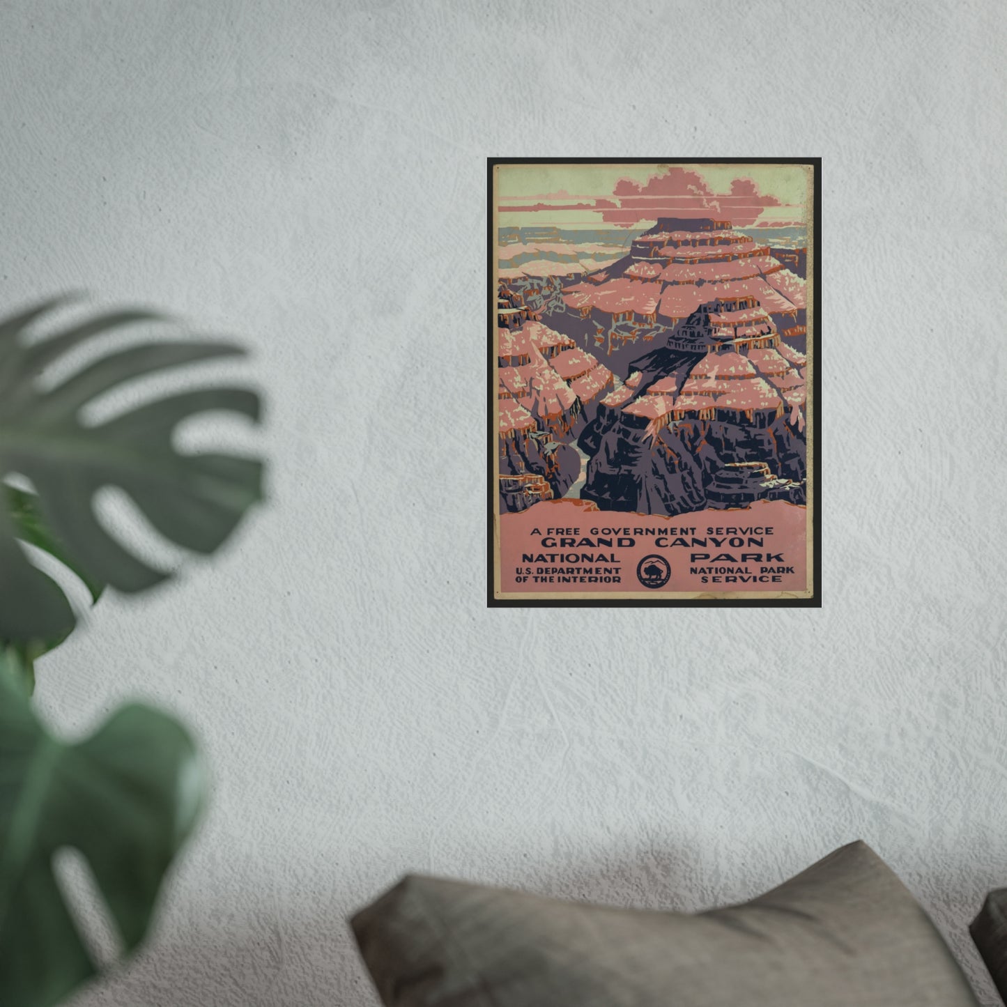 Grand Canyon National Park Poster - U.S. National Park Service (c.1930s-40s)