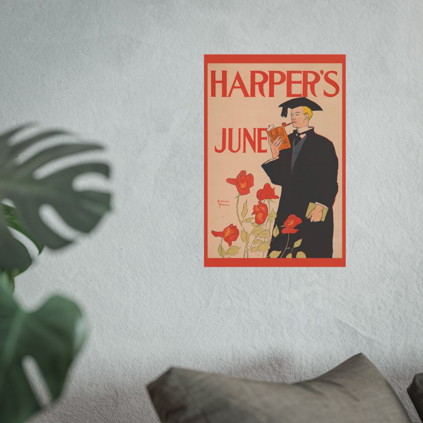 Harper's Magazine - June Print - Edward Penfield (c.1895)