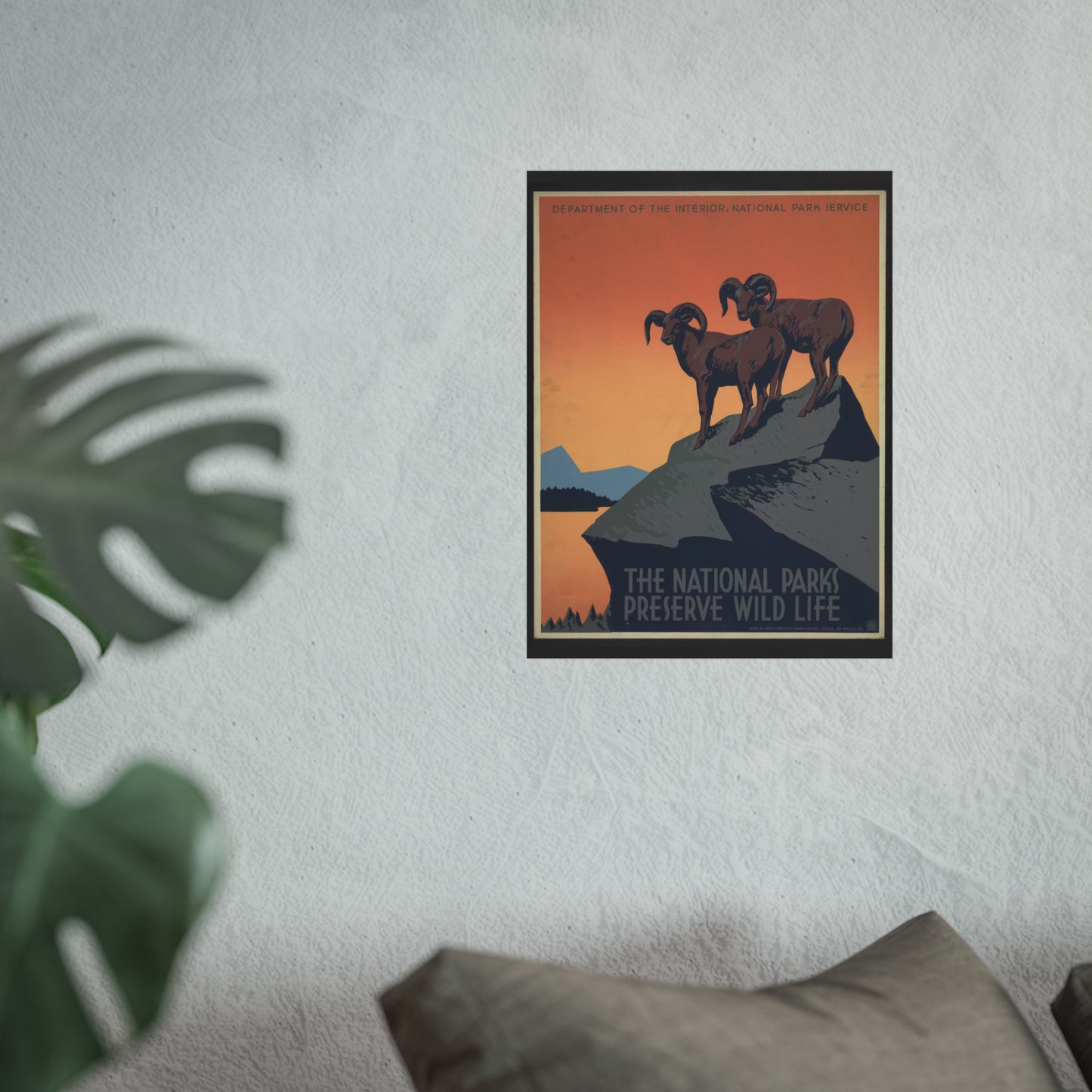 The National Parks Preserve Wildlife – WPA Poster (c.1930s-40s)