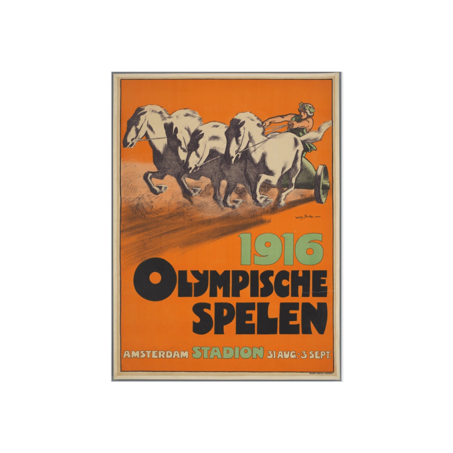 Olympische Spelen - 1916 - Amsterdam Stadion - Willy Sluiter
