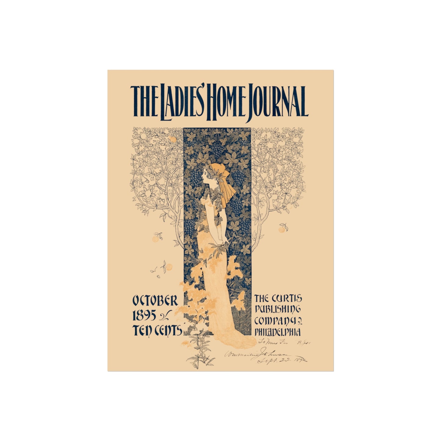 The Ladies’ Home Journal – October Cover - (c.1895)