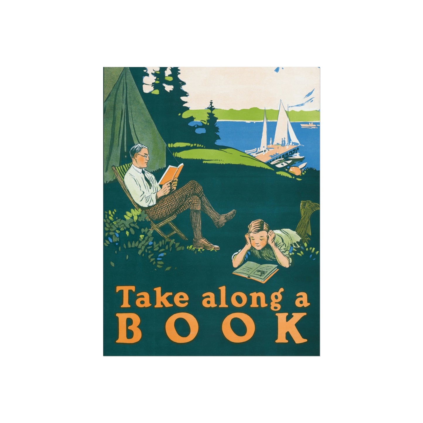 Take Along a Book - Magnus Norstad (c.1910s)