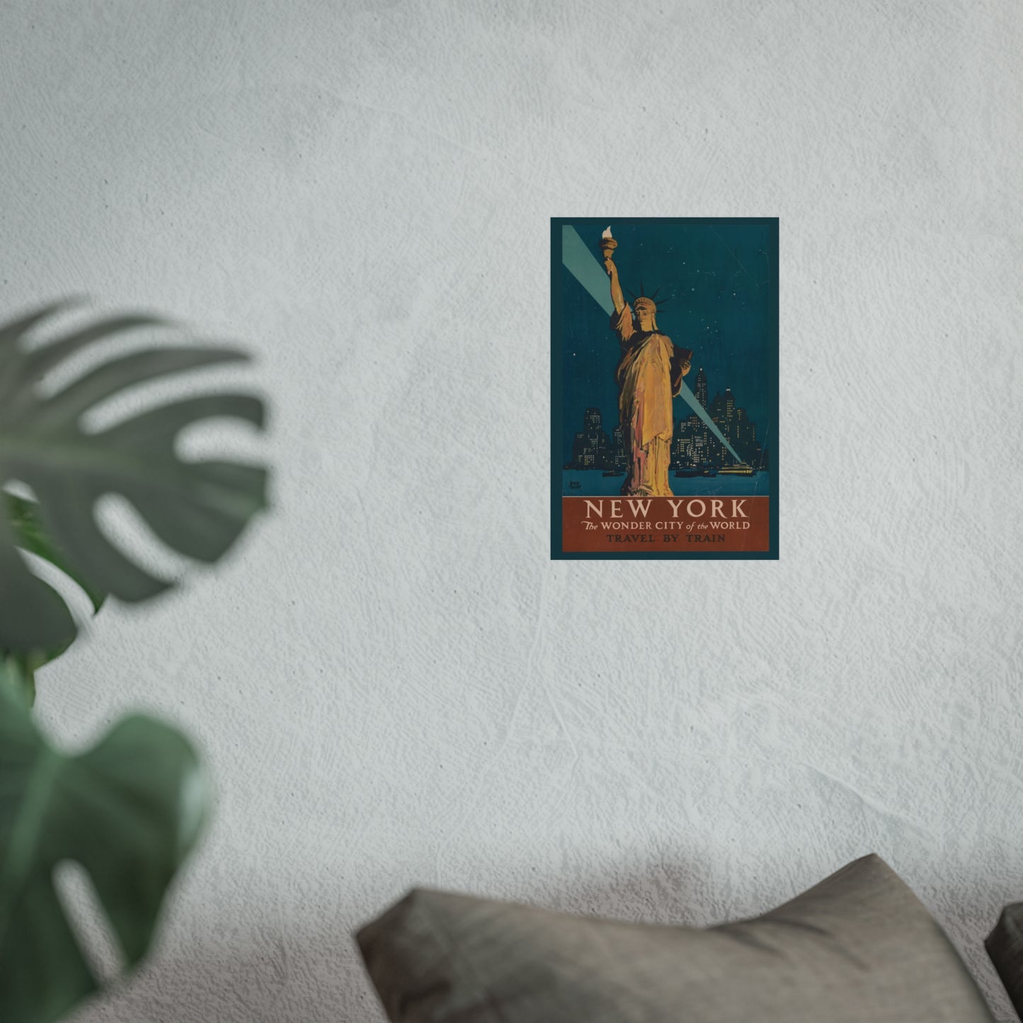 New York – The Wonder City of the World - Travel by Train - Adolph Triedler (c.1927)