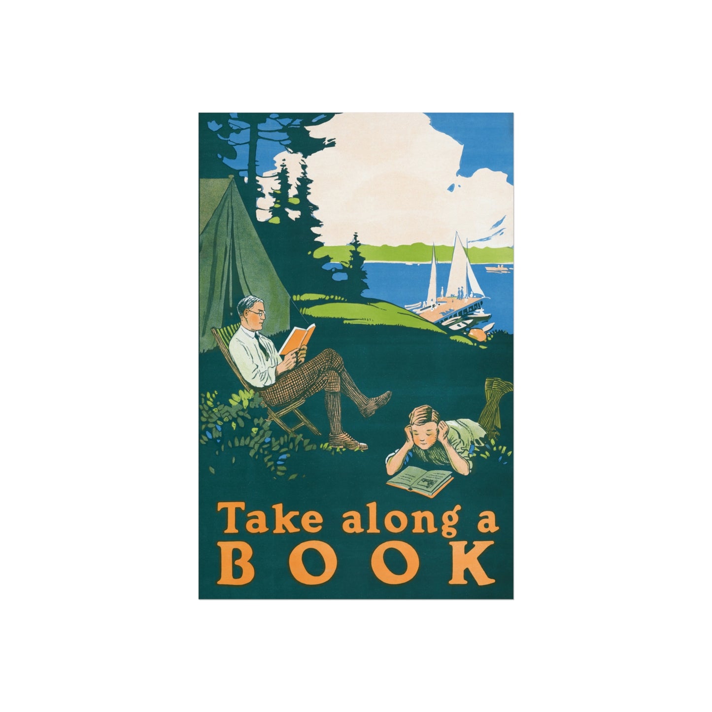 Take Along a Book - Magnus Norstad (c.1910s)