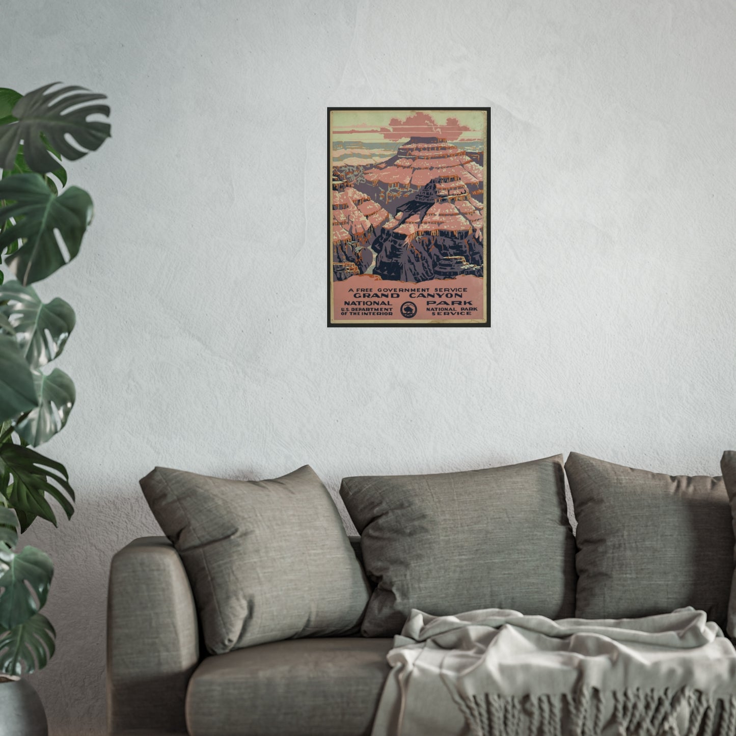 Grand Canyon National Park Poster - U.S. National Park Service (c.1930s-40s)