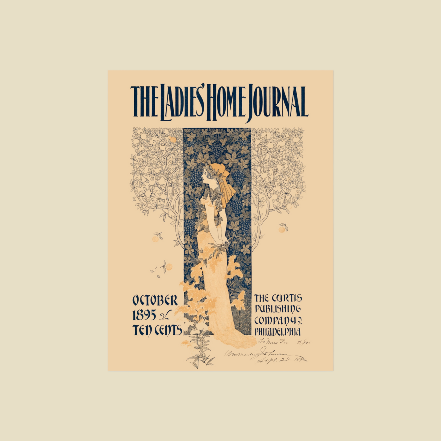 The Ladies’ Home Journal – October Cover - (c.1895)