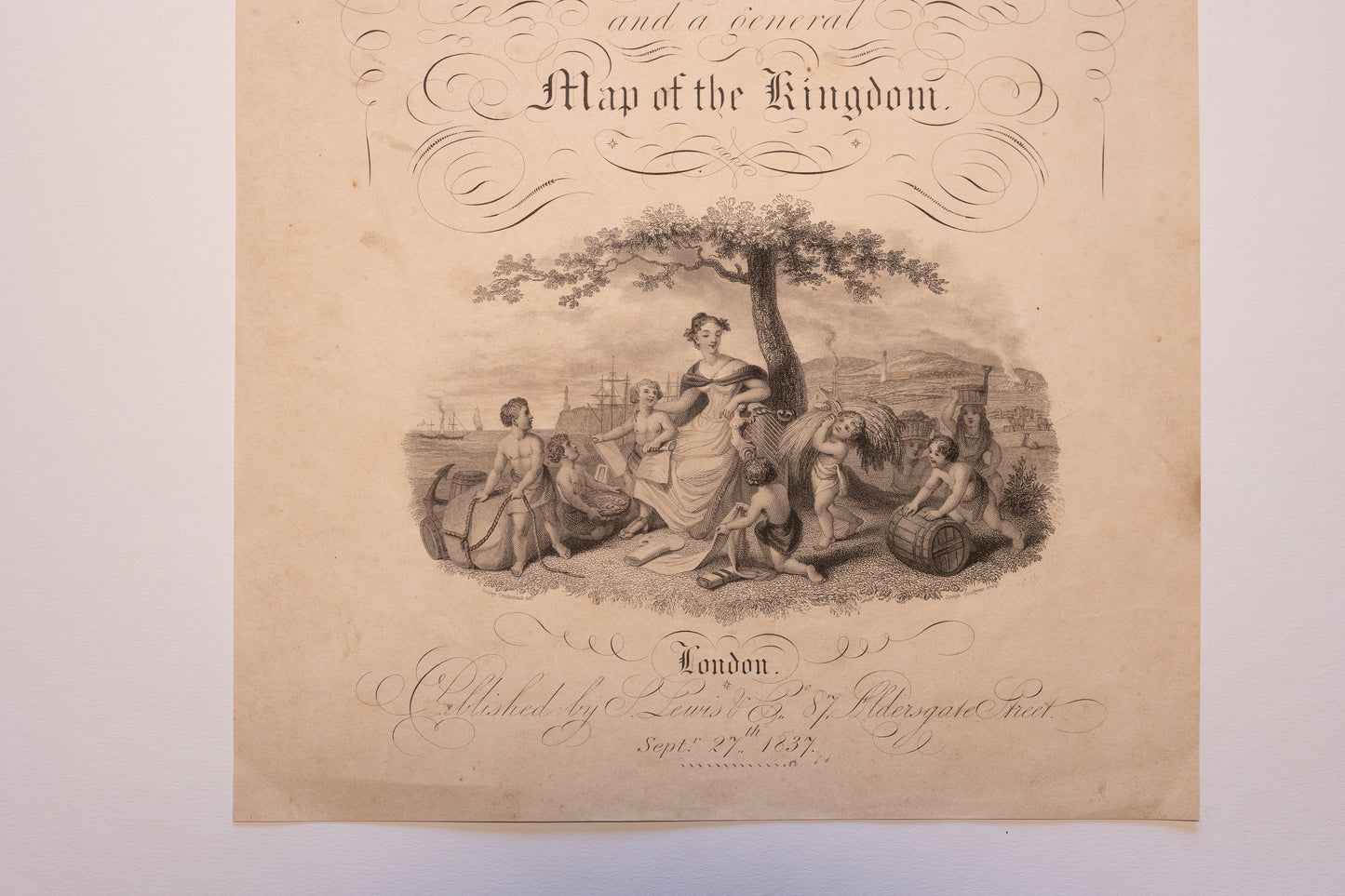Lewis's Atlas comprising the Counties of Ireland and a General Map of the Kingdom - Cover Page Only