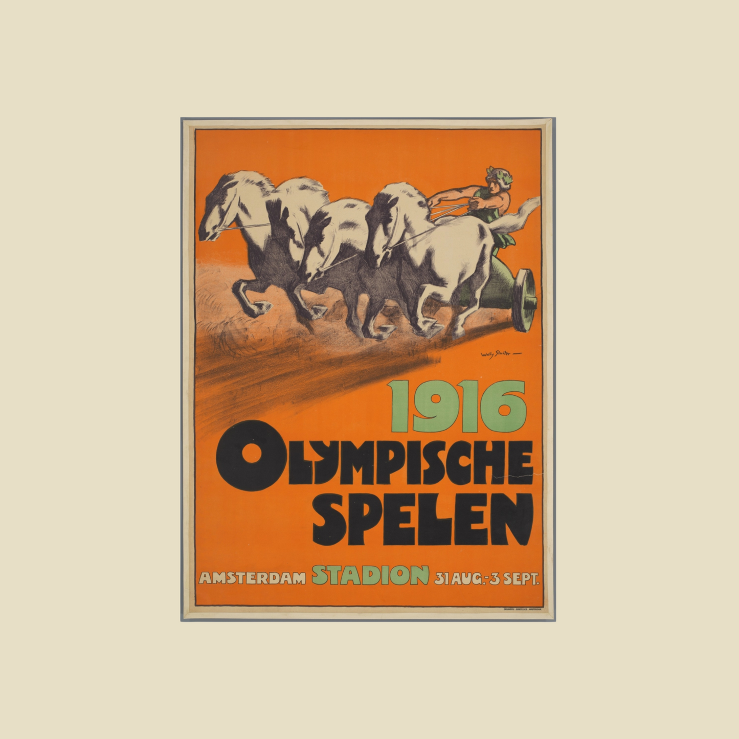 Olympische Spelen - 1916 - Amsterdam Stadion - Willy Sluiter