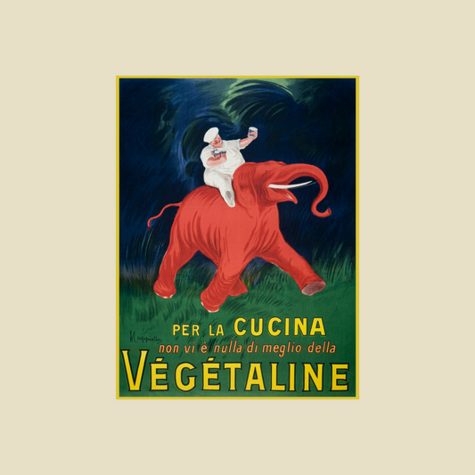 Végétaline Advertising Poster – Achille Mauzan (c. 1920s–30s)