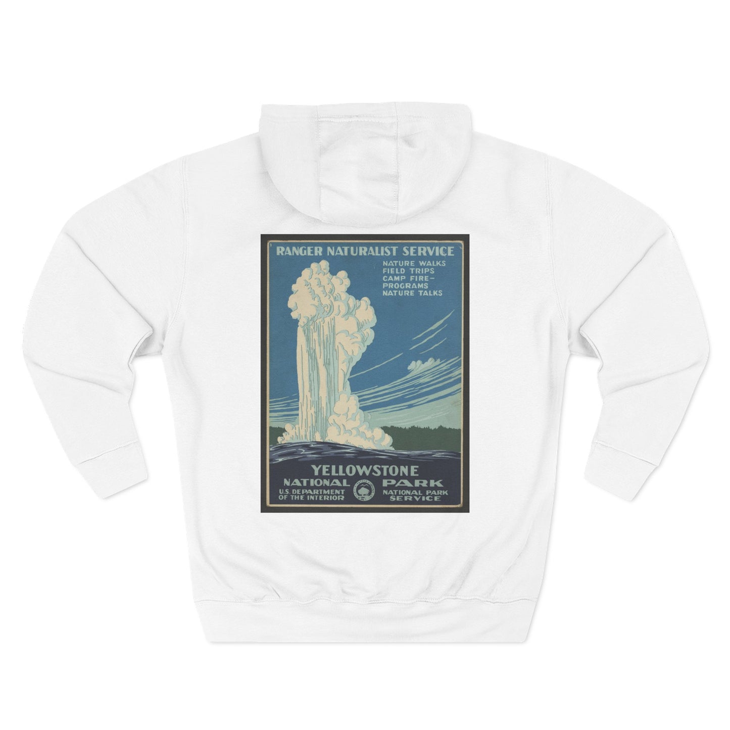Yellowstone National Park - Ranger Naturalist Service - (Ca. 1938) - Hooded Sweatshirt