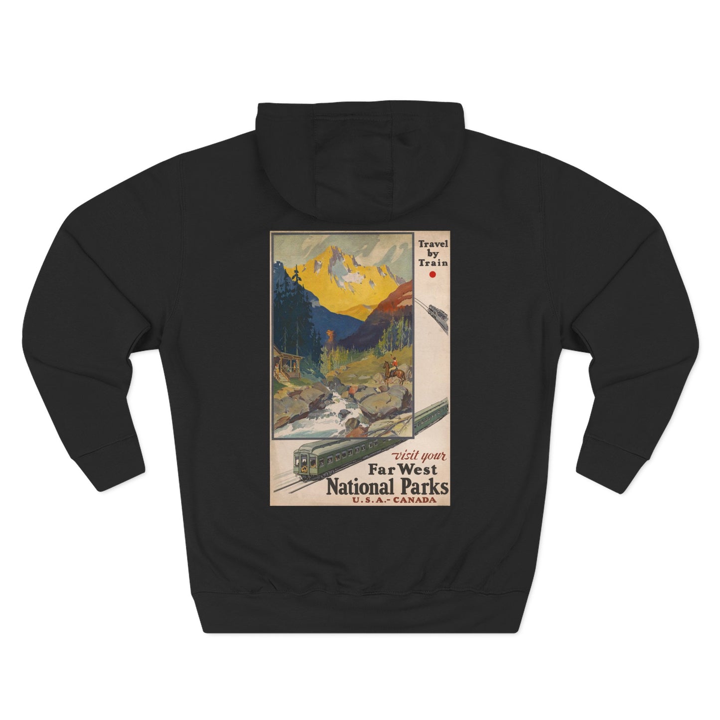 Far West - National Parks - Newman-Monroe Co. - (Ca. 1934) - Hooded Sweatshirt