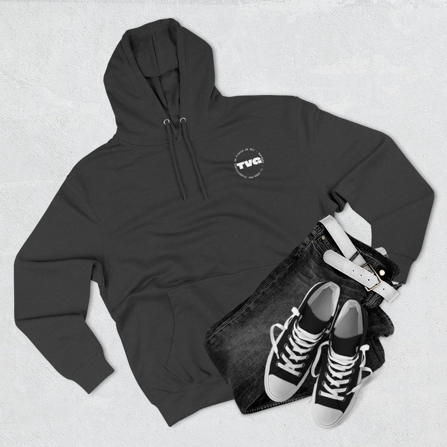 46e Championnats de France de Ski - Barèges - (c.1959) - Hooded Sweatshirt