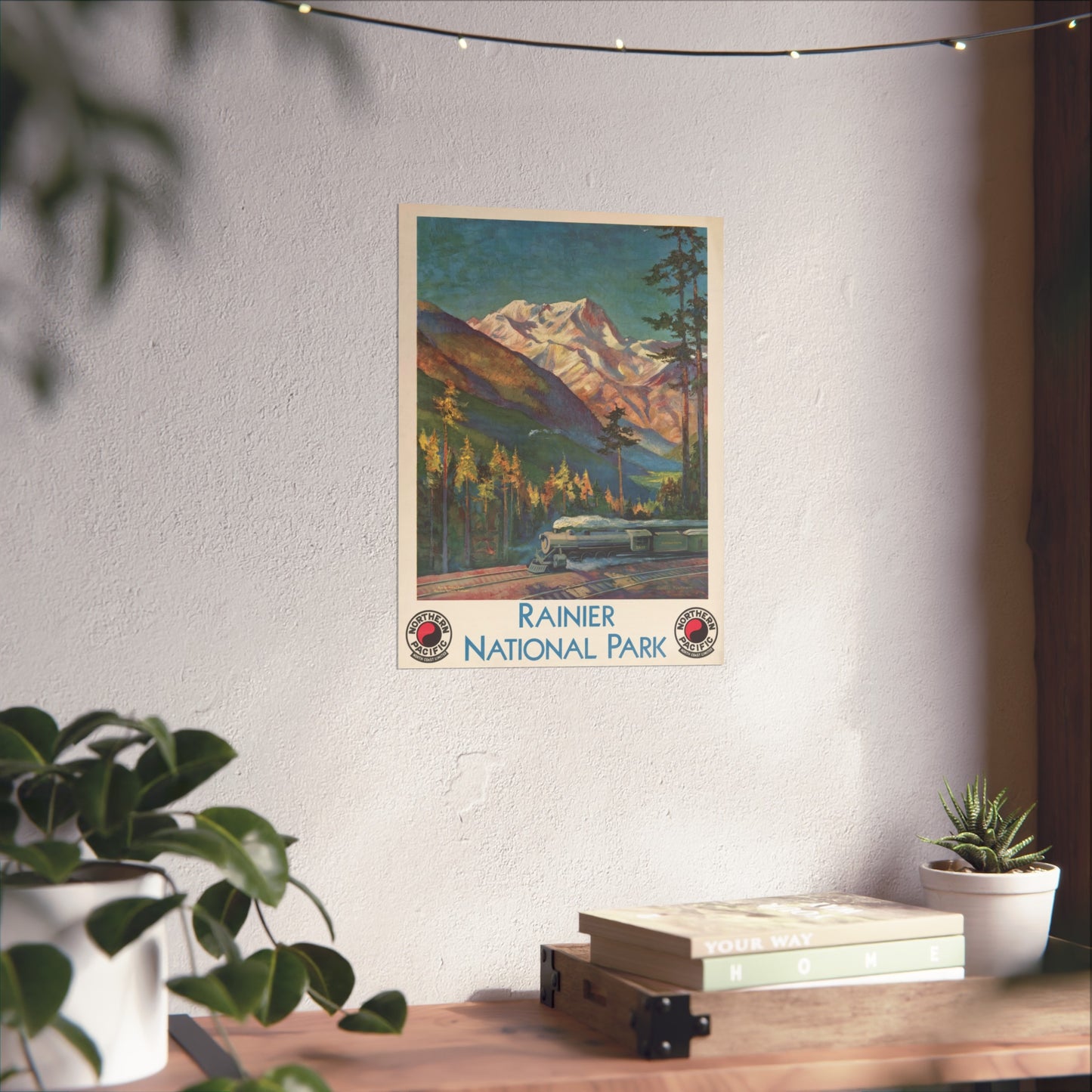 Rainier National Park - Produced for Northern Pacific Railway (c.1920s)