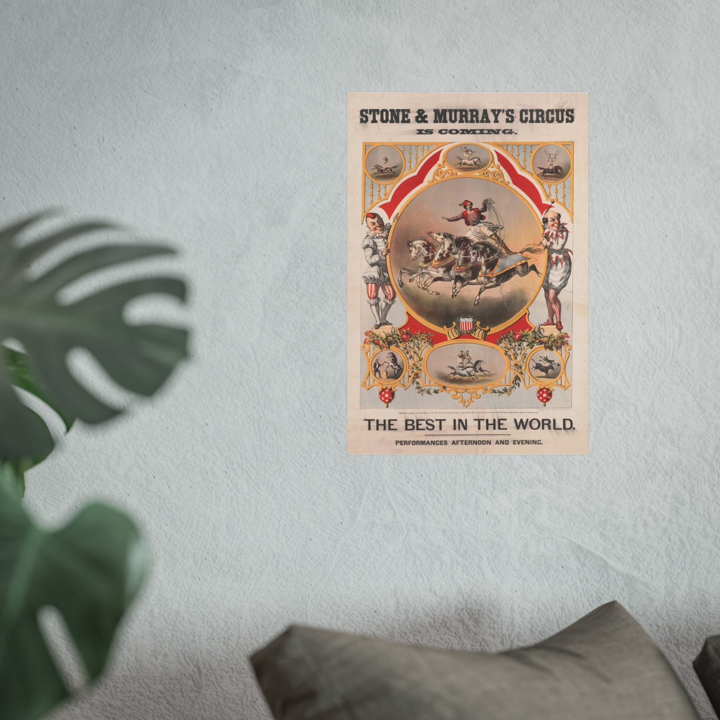 Stone & Murray’s Circus Is Coming – The Best in the World (c.1876)