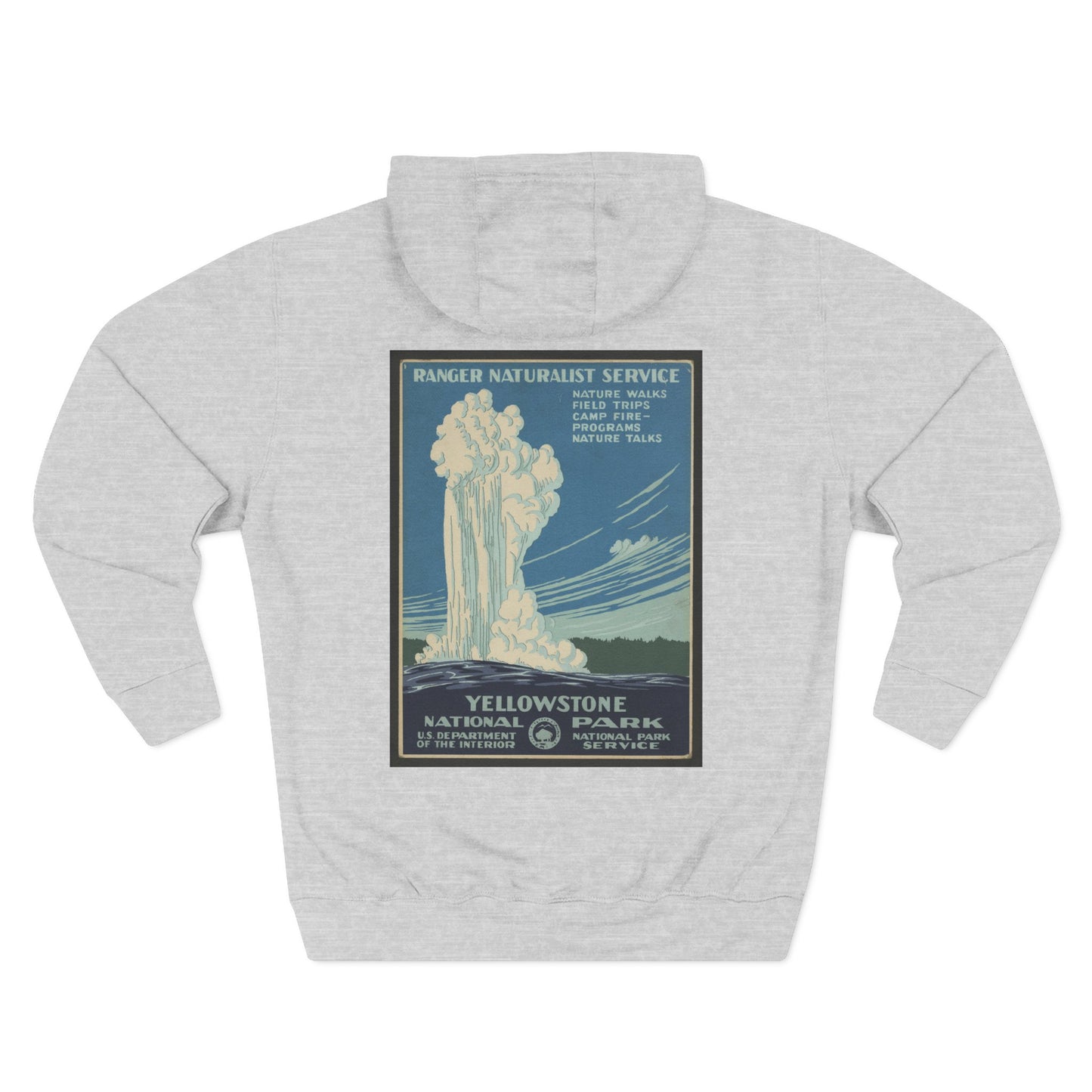 Yellowstone National Park - Ranger Naturalist Service - (Ca. 1938) - Hooded Sweatshirt