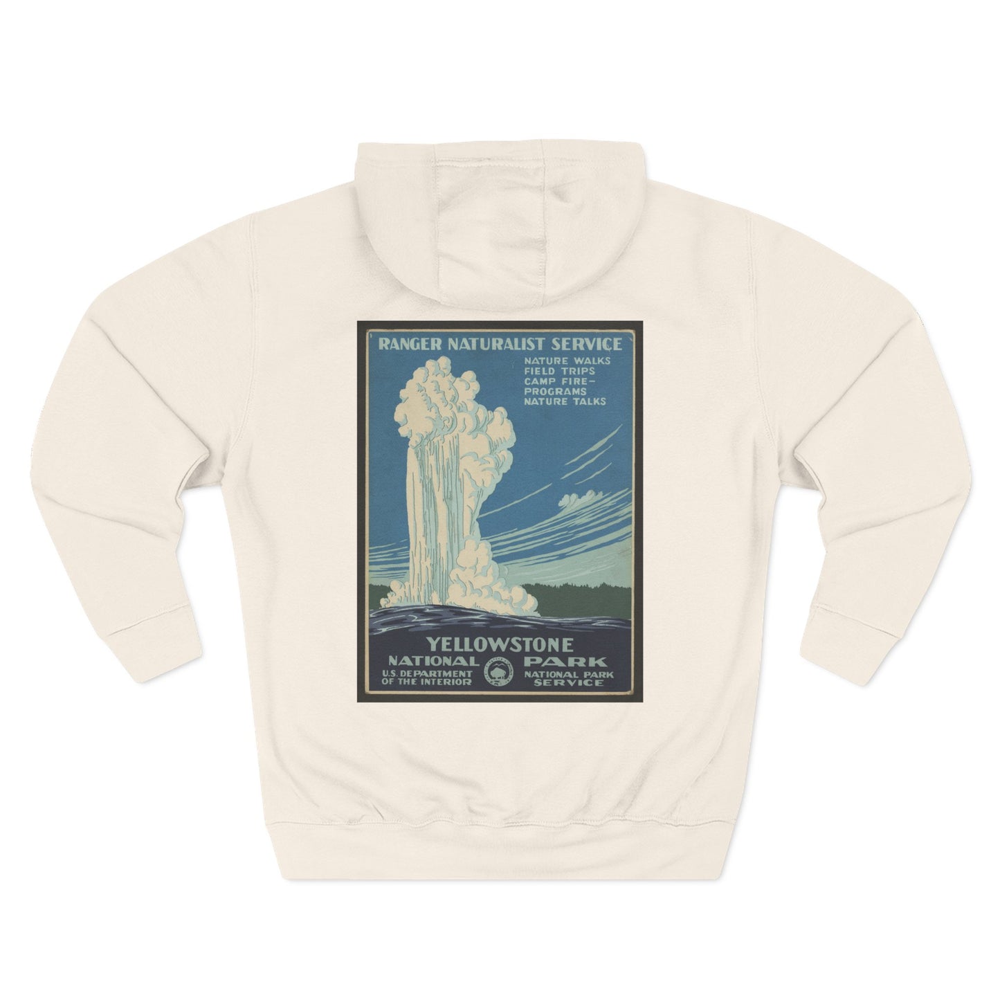 Yellowstone National Park - Ranger Naturalist Service - (Ca. 1938) - Hooded Sweatshirt