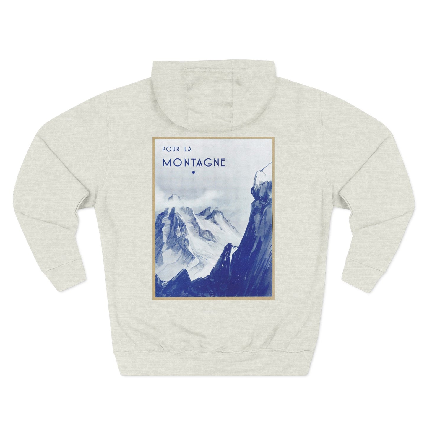 Pour la montagne - Laboratoires du docteur P. Astier - (French, 20th Century) - Hooded Sweatshirt
