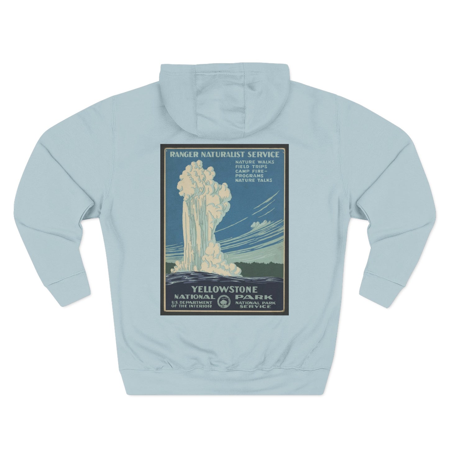 Yellowstone National Park - Ranger Naturalist Service - (Ca. 1938) - Hooded Sweatshirt