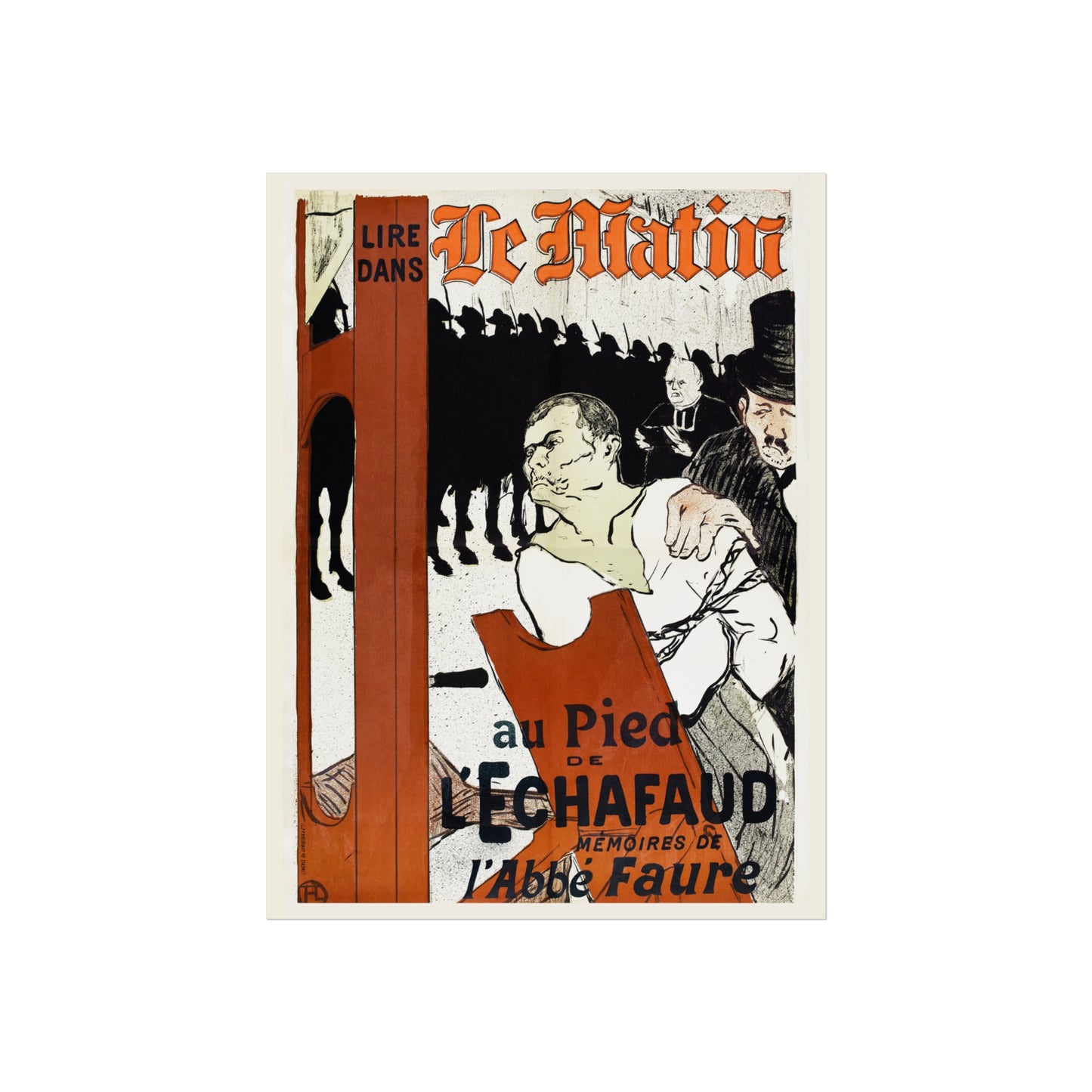 Au Pied de l'Échafaud - Henri de Toulouse-Lautrec (c.1893)