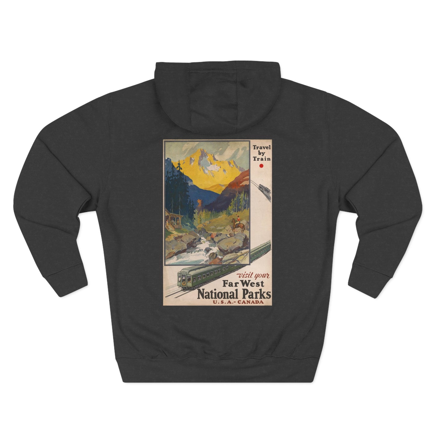 Far West - National Parks - Newman-Monroe Co. - (Ca. 1934) - Hooded Sweatshirt