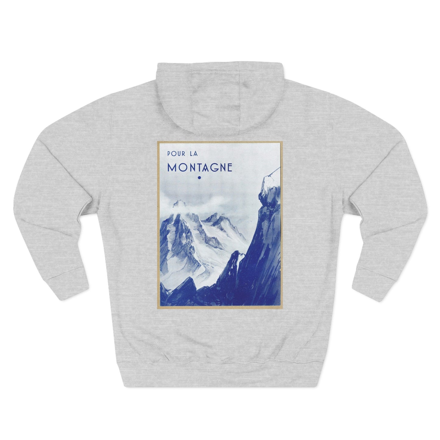 Pour la montagne - Laboratoires du docteur P. Astier - (French, 20th Century) - Hooded Sweatshirt