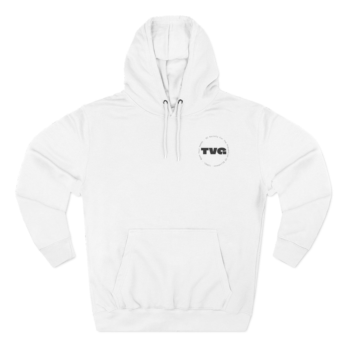 Wash Your Hands Before Touching Your Eyes - District of Columbia Society For The Prevention Of Blindness - (Ca. 1942) - Hooded Sweatshirt