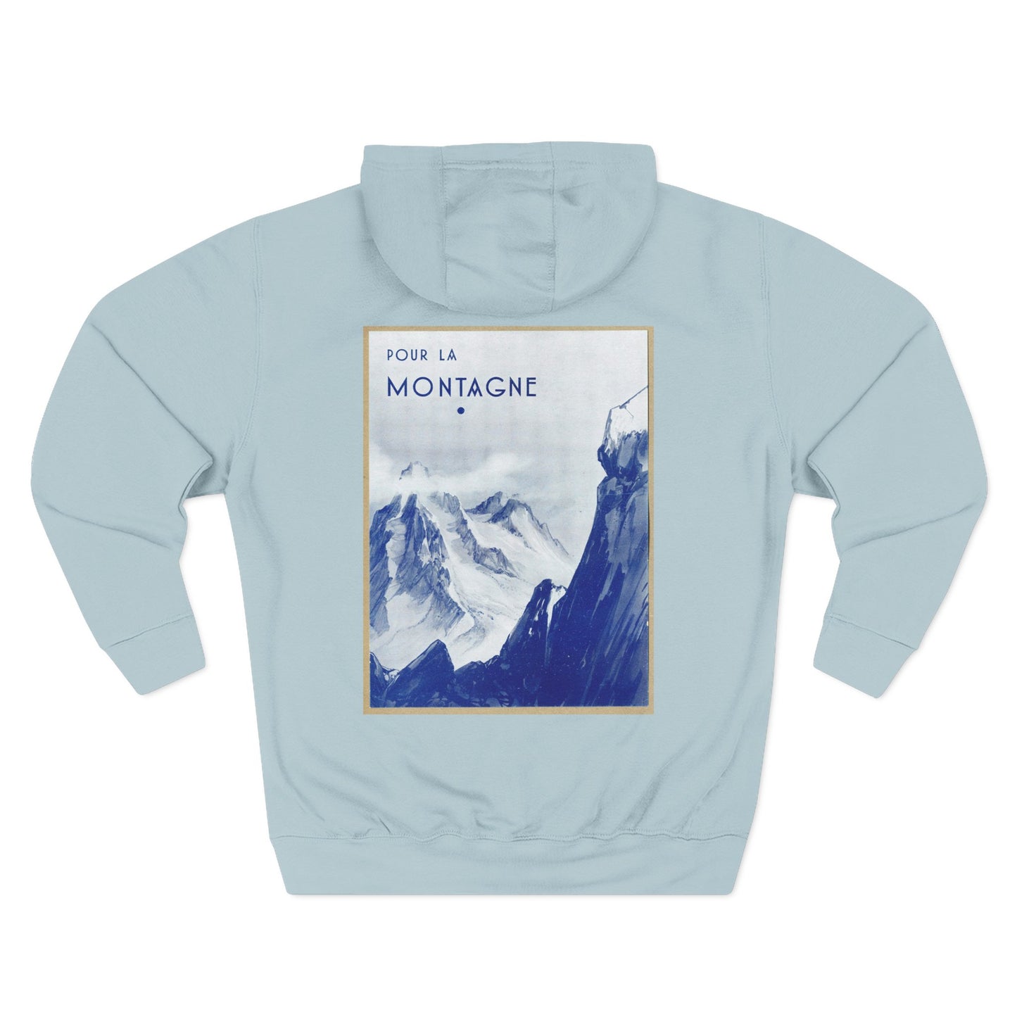 Pour la montagne - Laboratoires du docteur P. Astier - (French, 20th Century) - Hooded Sweatshirt