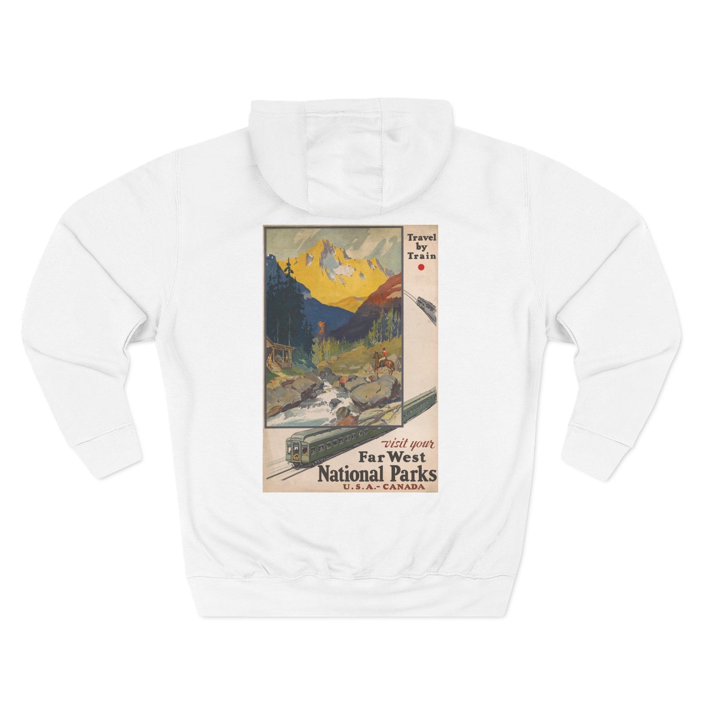 Far West - National Parks - Newman-Monroe Co. - (Ca. 1934) - Hooded Sweatshirt