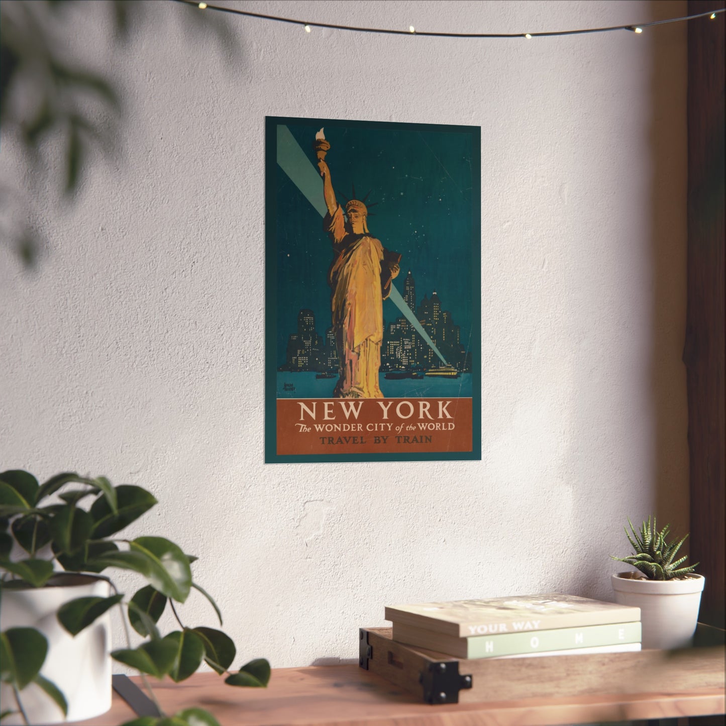 New York – The Wonder City of the World - Travel by Train - Adolph Triedler (c.1927)
