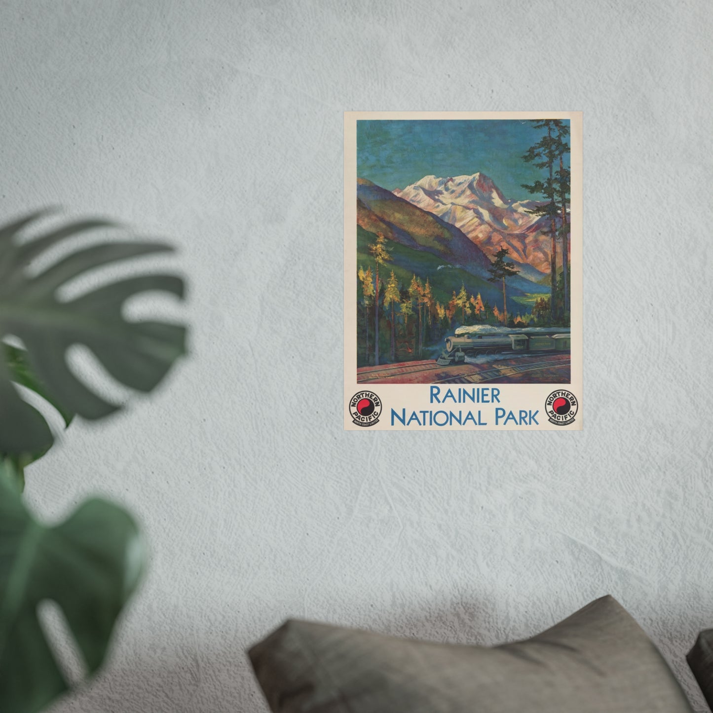 Rainier National Park - Produced for Northern Pacific Railway (c.1920s)