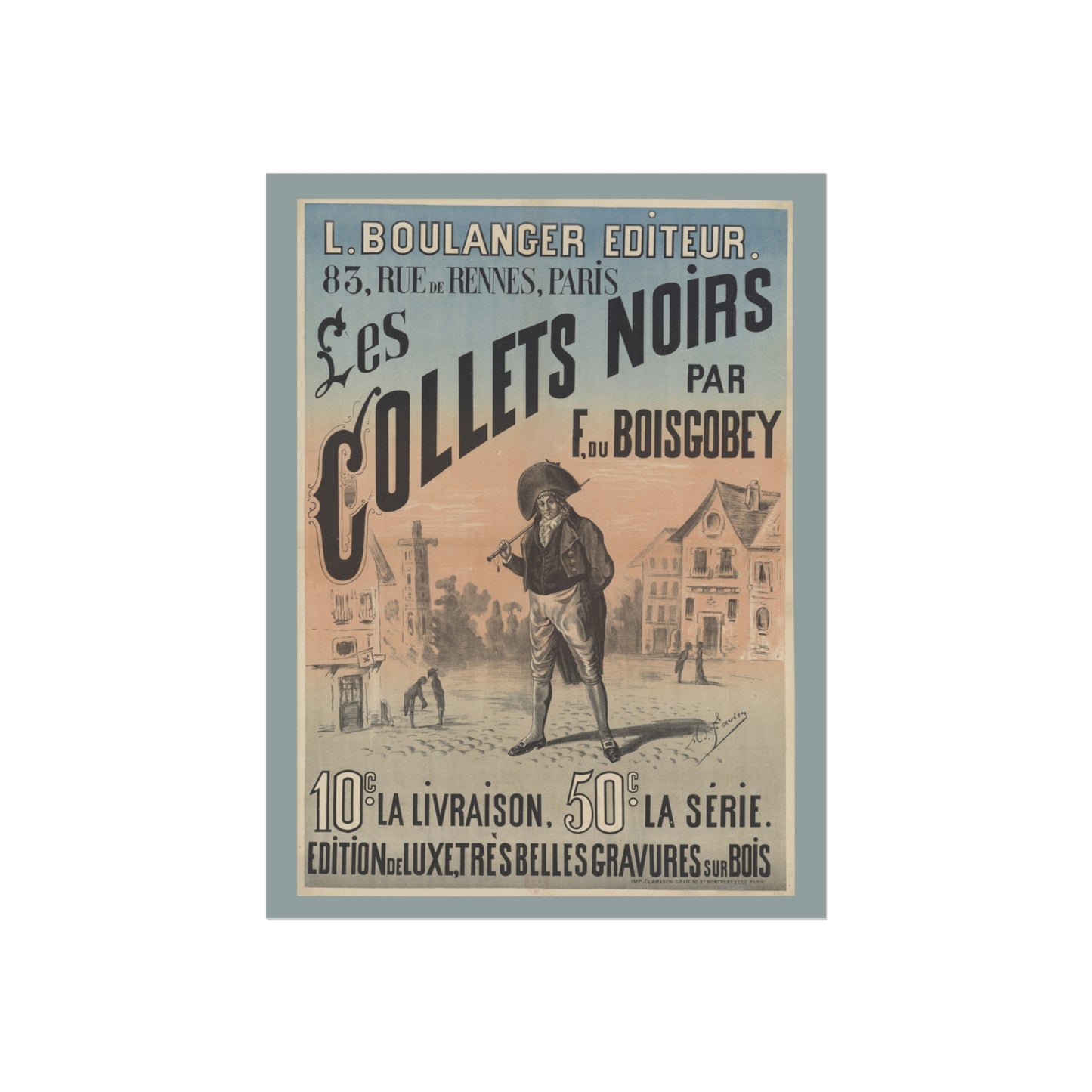 Les Collets Noirs – F. du Boisgobey - (c.1890)