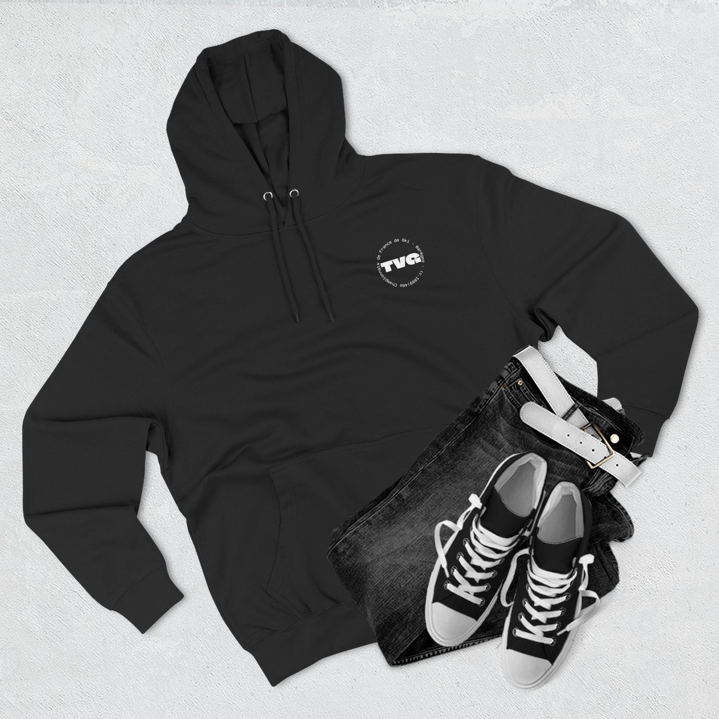 46e Championnats de France de Ski - Barèges - (c.1959) - Hooded Sweatshirt