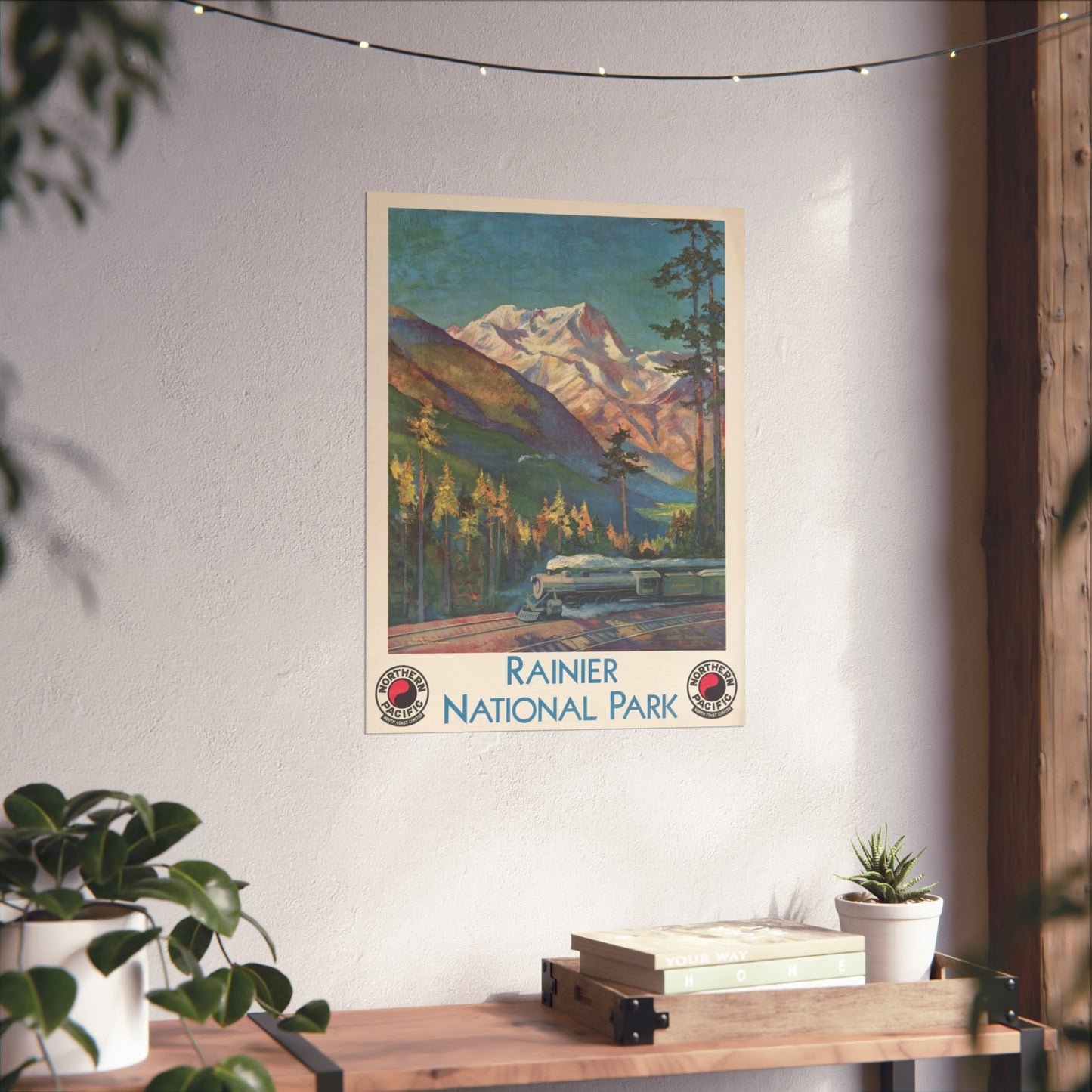 Rainier National Park - Produced for Northern Pacific Railway (c.1920s)