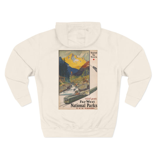 Far West - National Parks - Newman-Monroe Co. - (Ca. 1934) - Hooded Sweatshirt