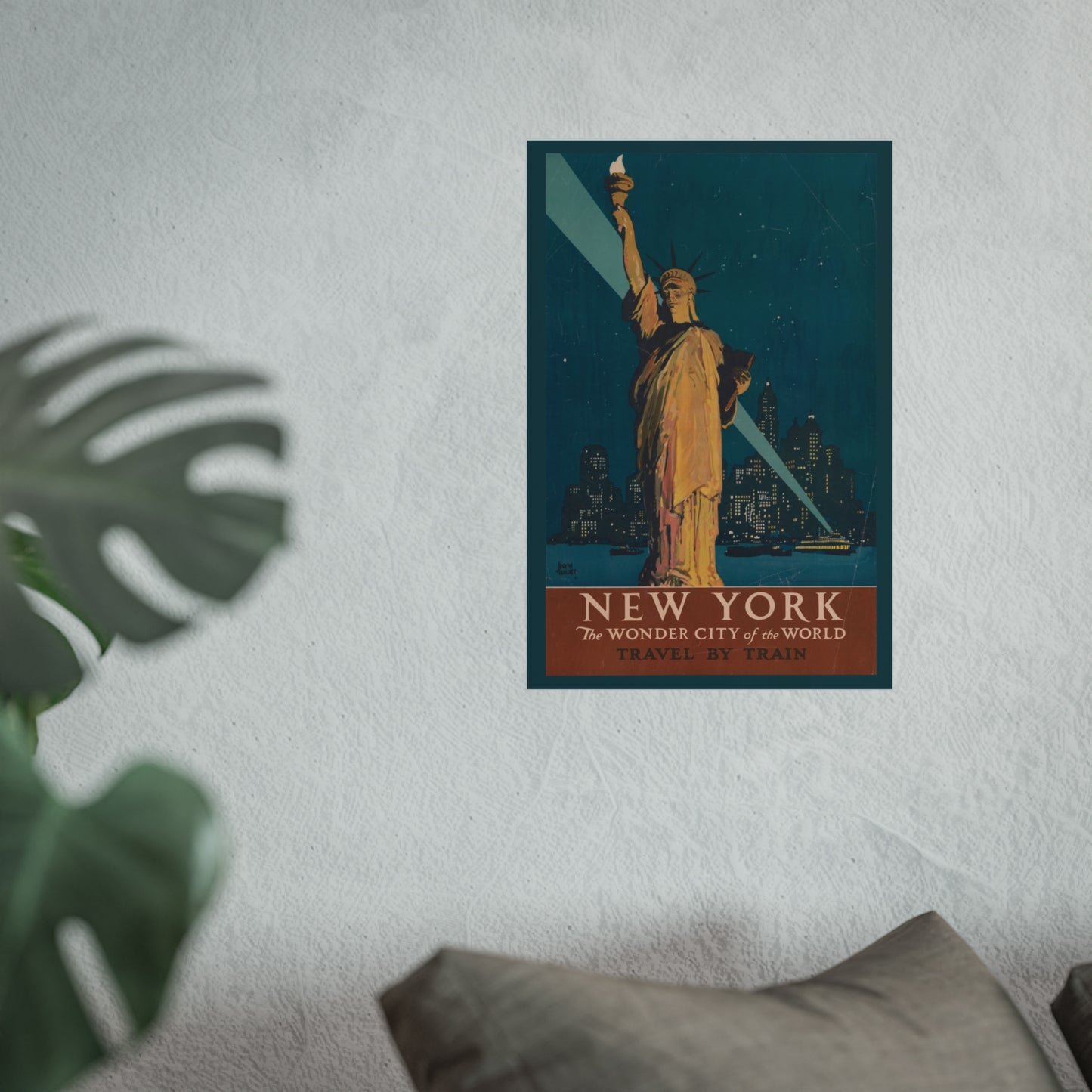 New York – The Wonder City of the World - Travel by Train - Adolph Triedler (c.1927)