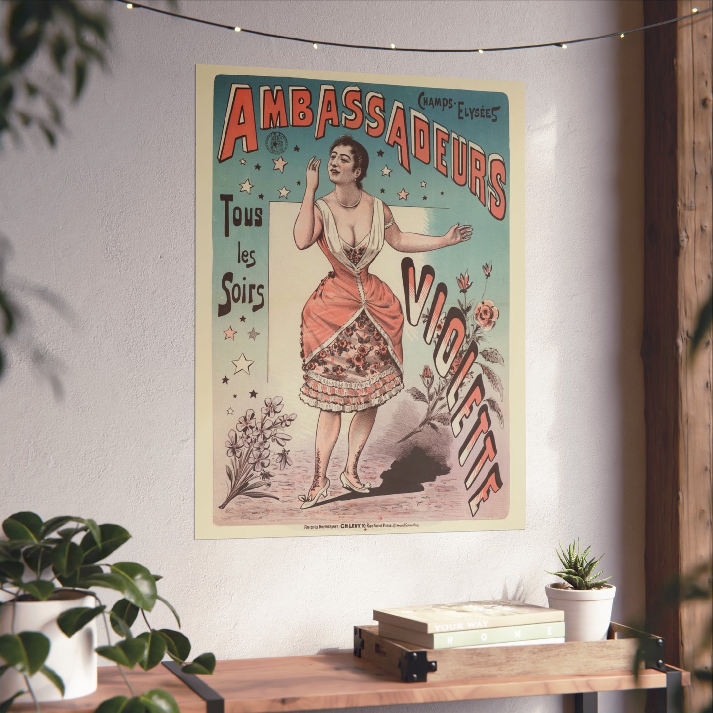 Champs-Élysées Poster - CH. Lévy - Ambassadeurs, Violette (c.1890s)