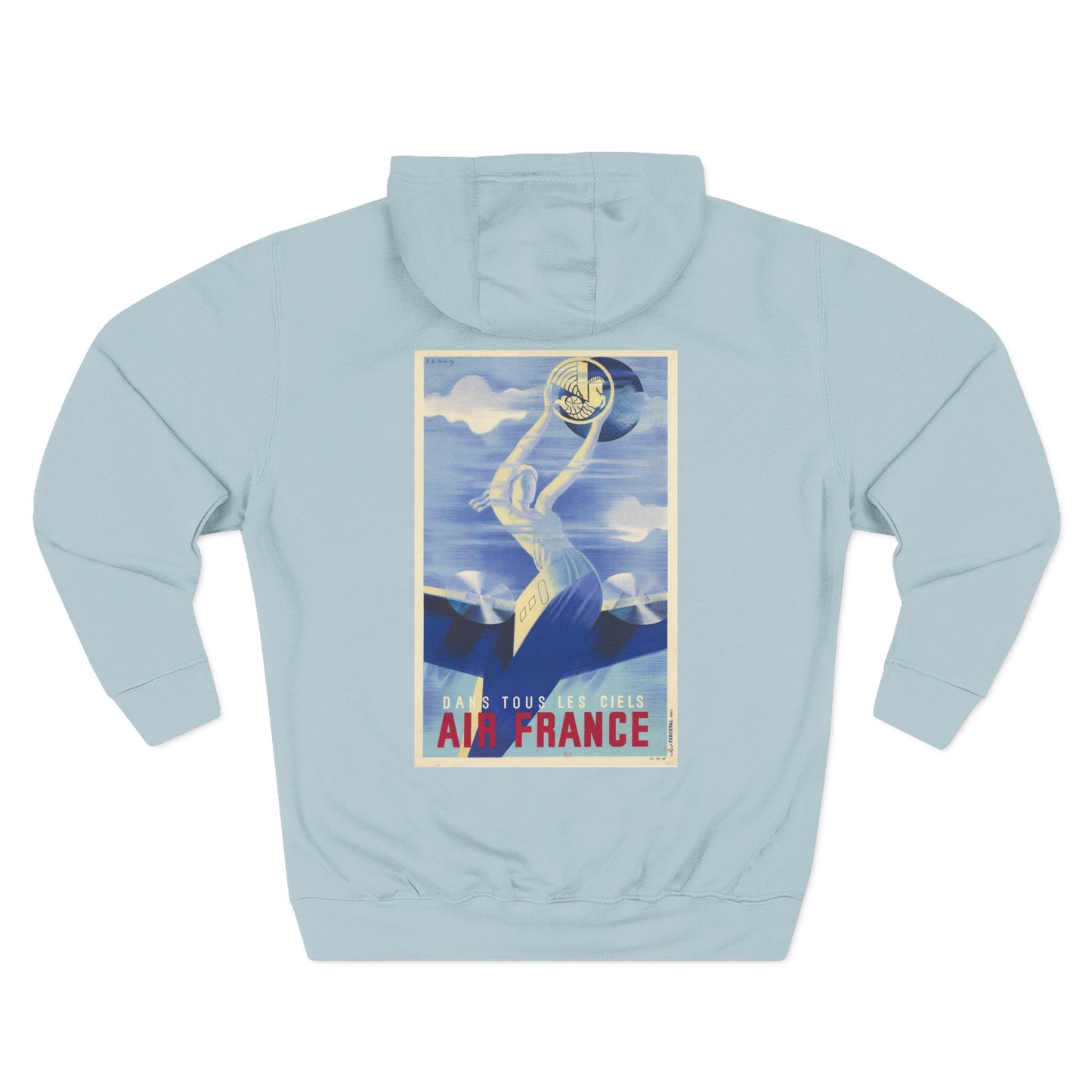 Dans Tous Les Ciels - Air France - Roger de Valerio (Ca. 1935) - Hooded Sweatshirt