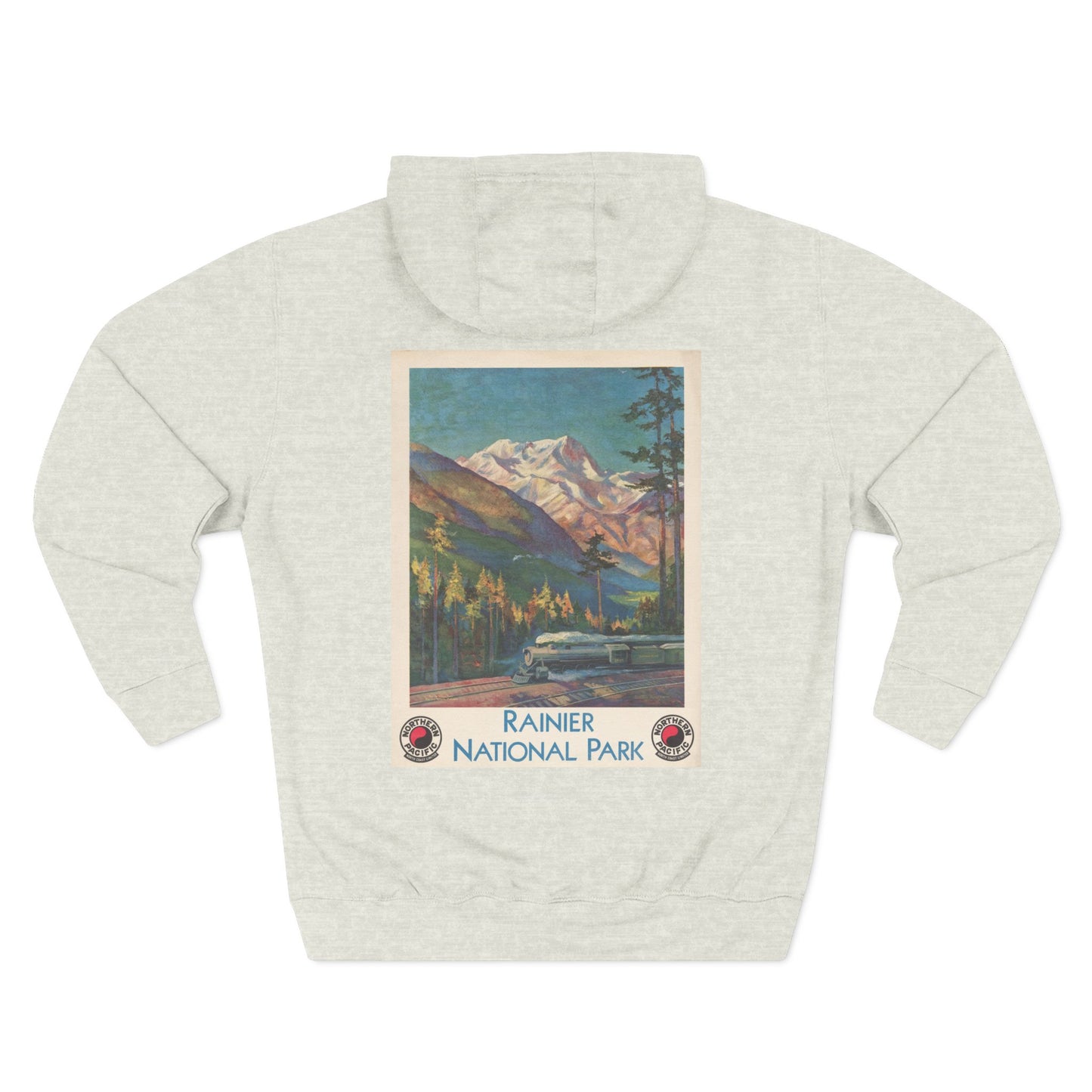 Rainier National Park - Northern Pacific Railway (c.1920s) - Hooded Sweatshirt