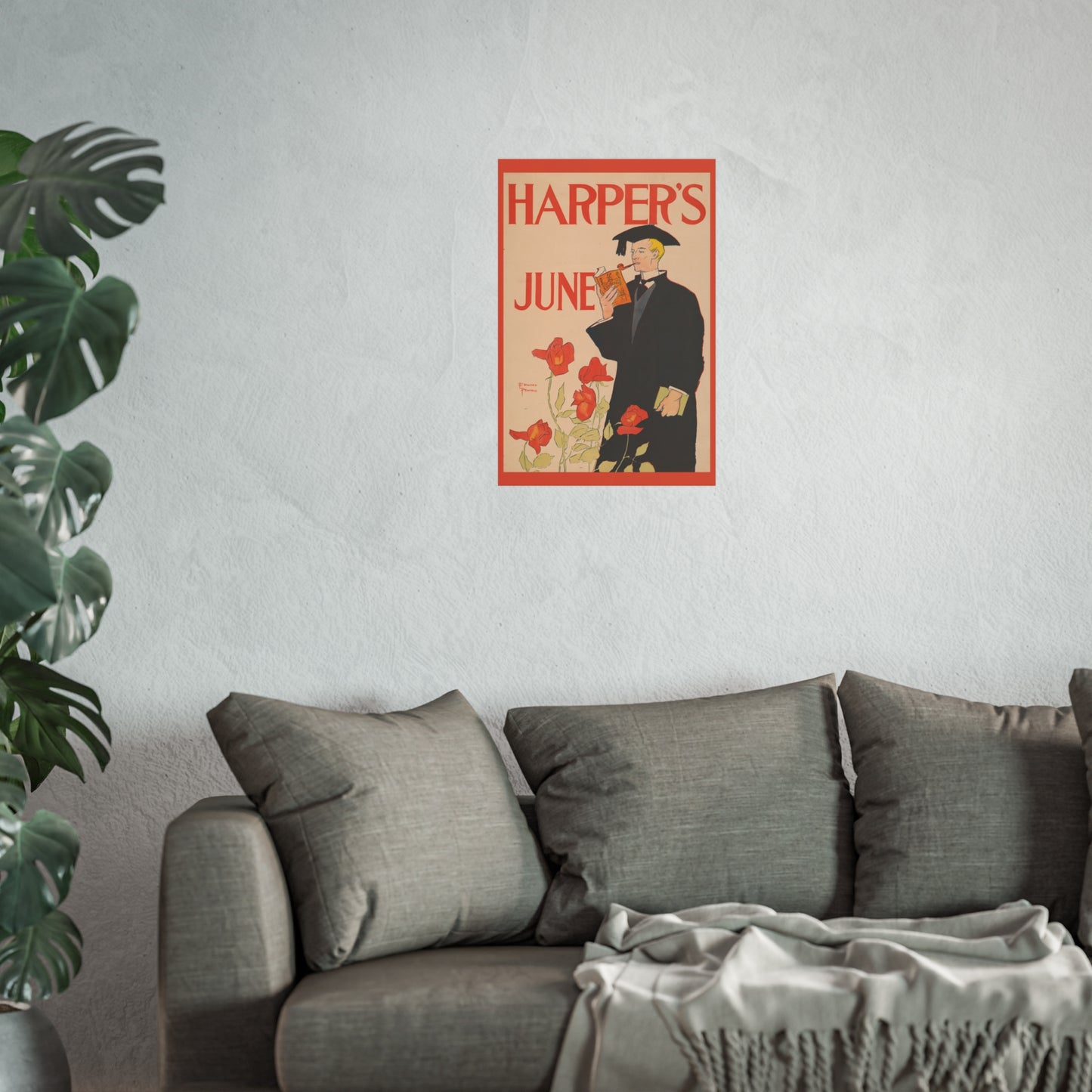 Harper's Magazine - June Print - Edward Penfield (c.1895)
