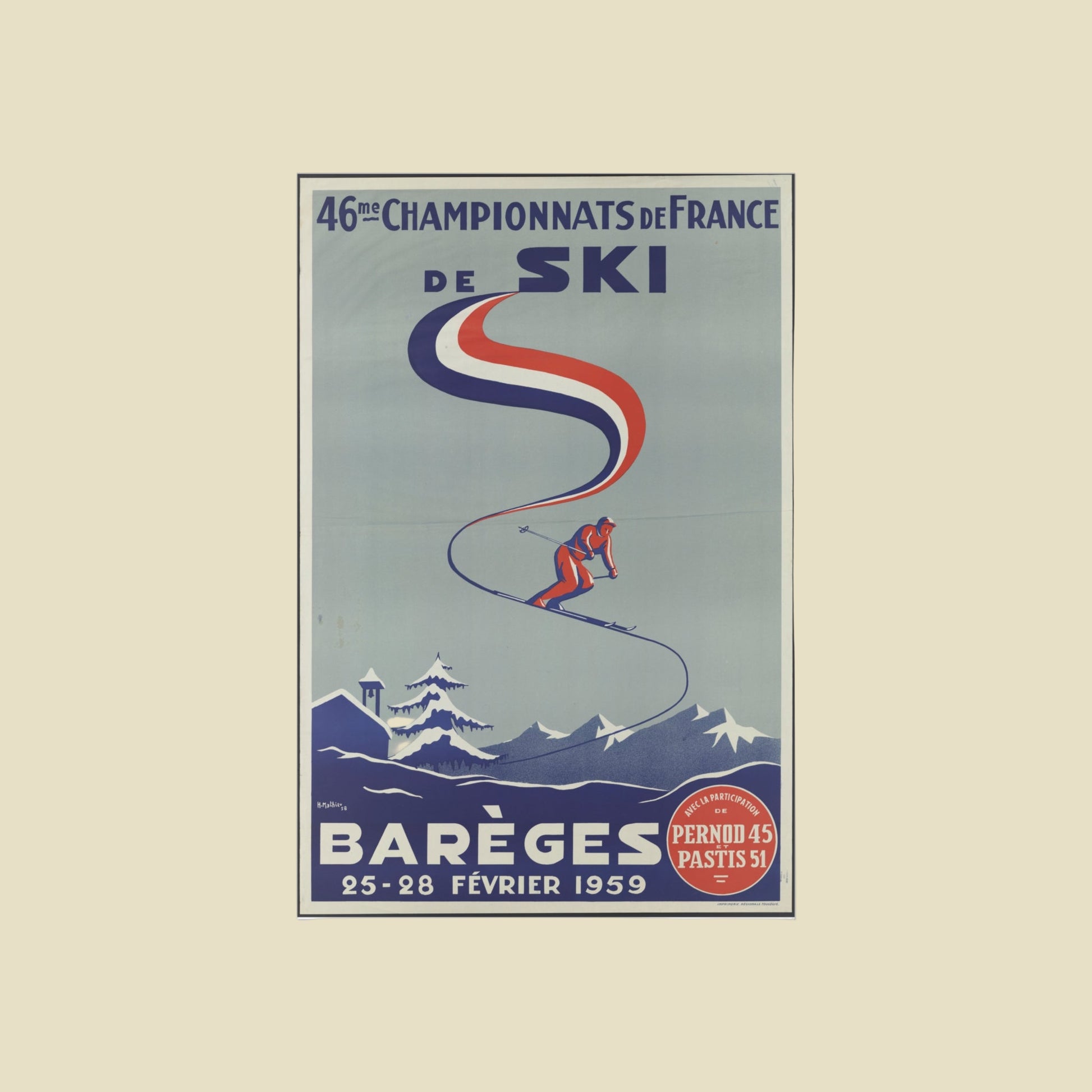 Poster - Equipe de France 1983 / Hrubesch Pezzey Poster - Equipe de France 1983 / Hrubesch Pezzey