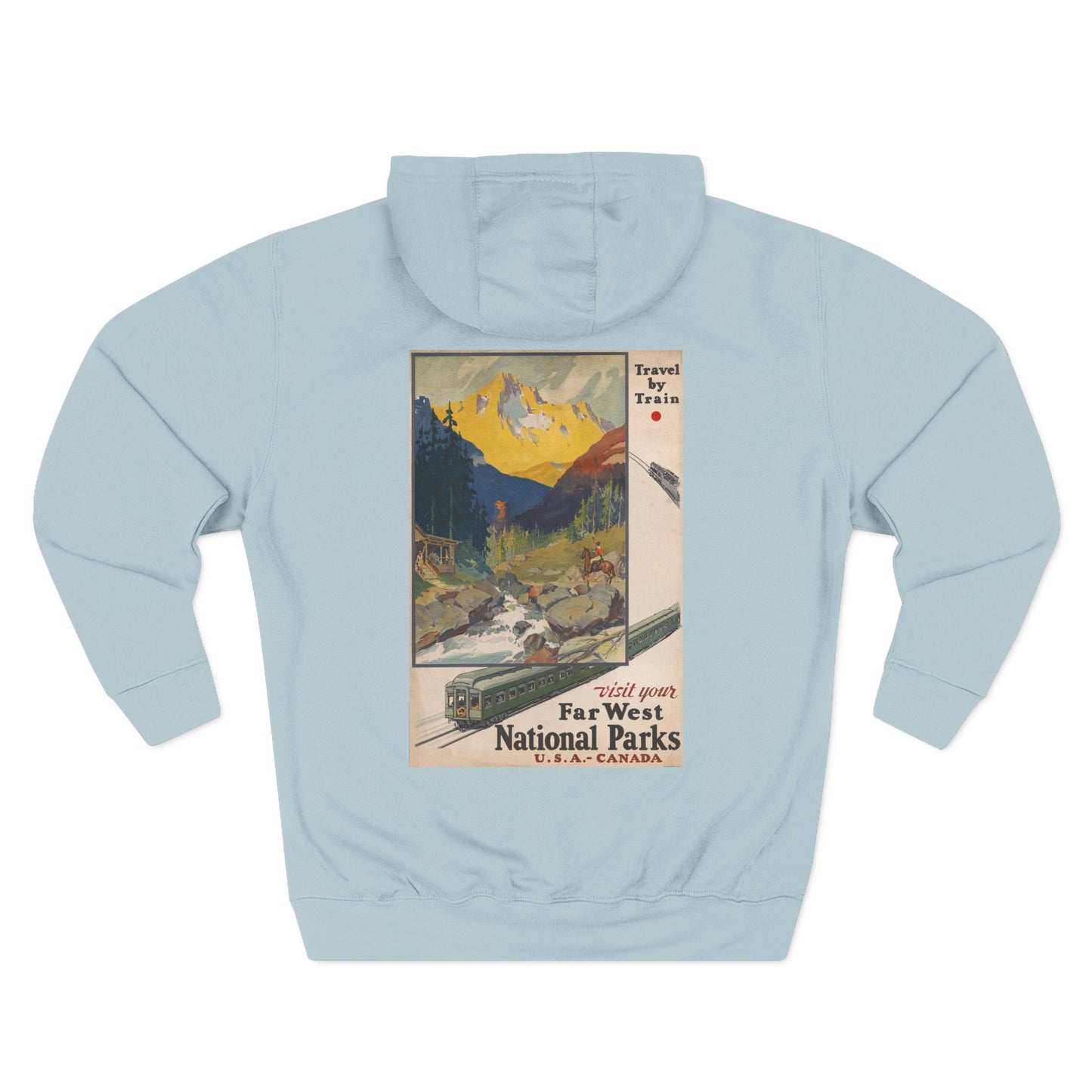 Far West - National Parks - Newman-Monroe Co. - (Ca. 1934) - Hooded Sweatshirt