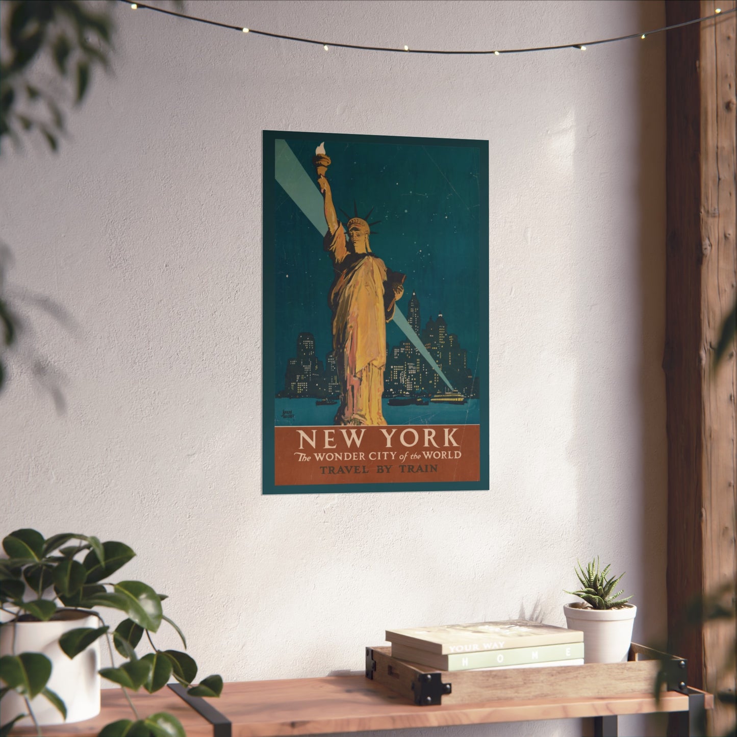 New York – The Wonder City of the World - Travel by Train - Adolph Triedler (c.1927)