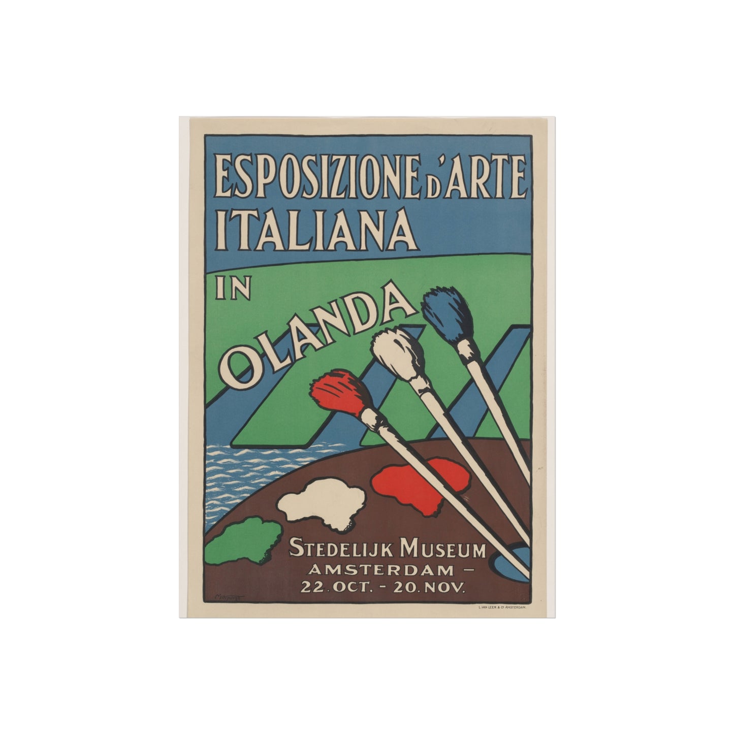 Esposizione d'Arte Italiana in Olanda. (1927) by Enrico Morpurgo and L van Leer and Co