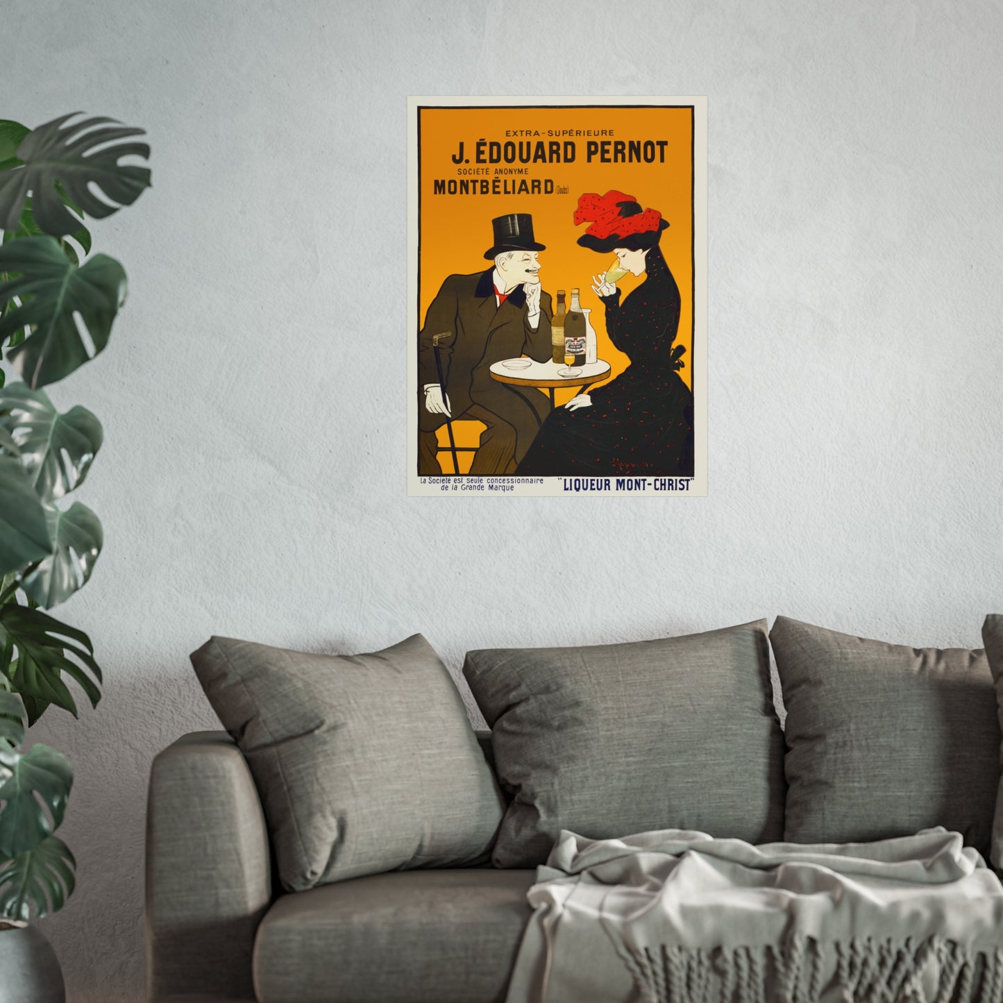 J. Édouard Pernot – Liqueur Mont-Christ Print
