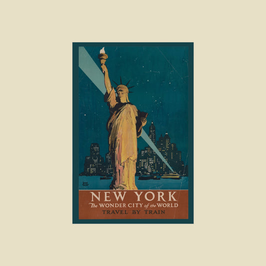New York – The Wonder City of the World - Travel by Train - Adolph Triedler (c.1927)