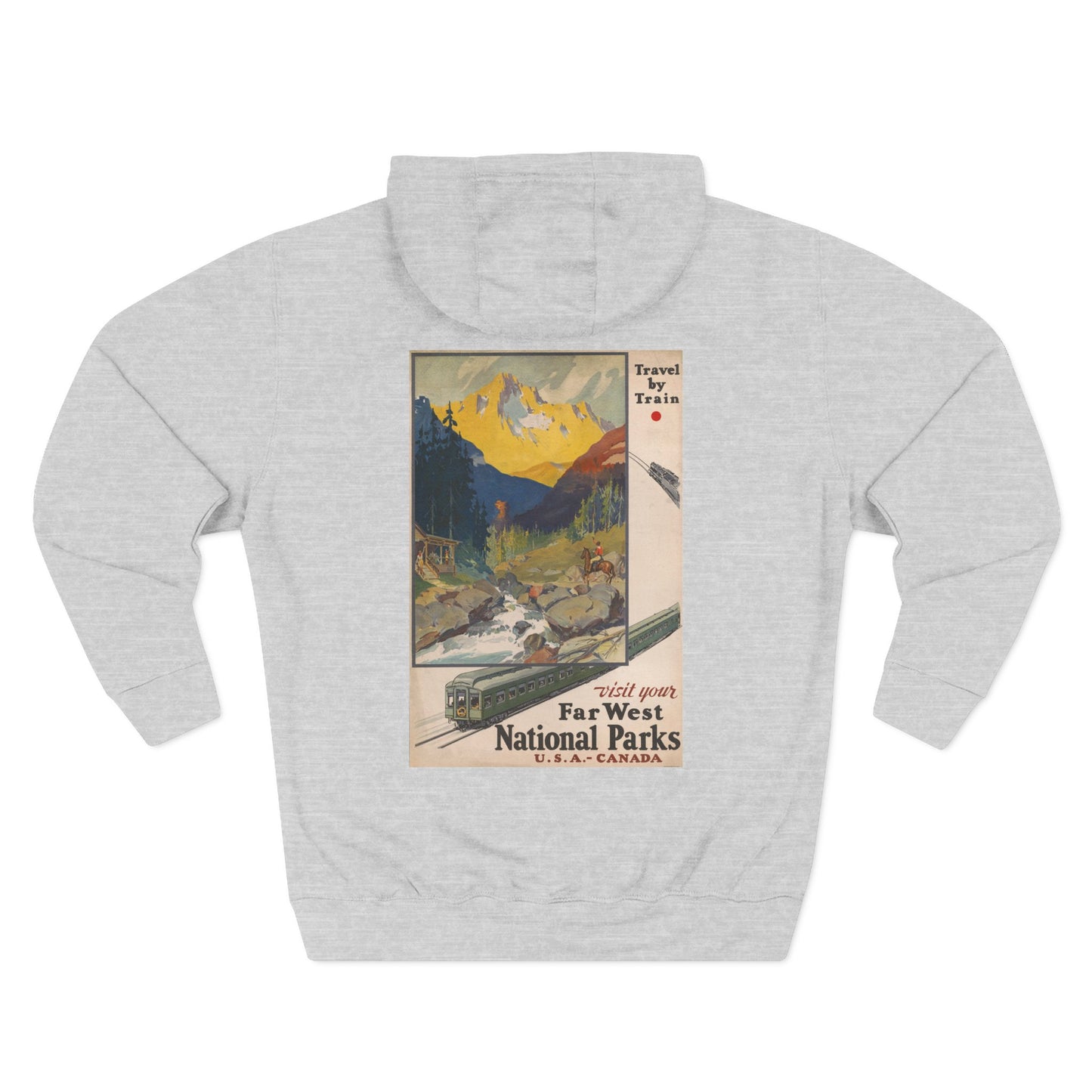 Far West - National Parks - Newman-Monroe Co. - (Ca. 1934) - Hooded Sweatshirt