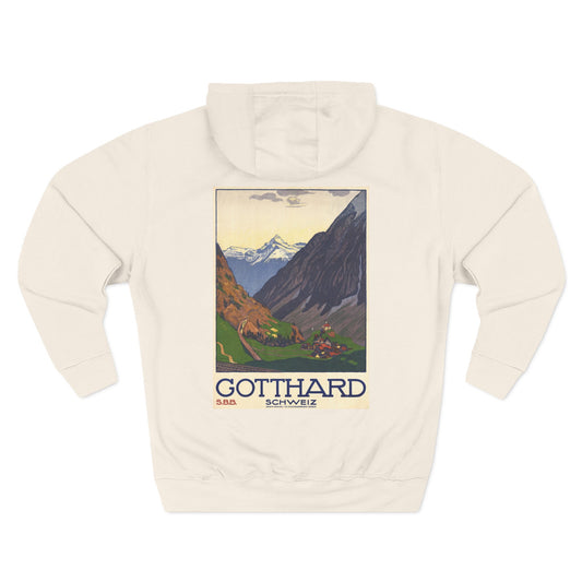 Gotthard / Schweiz - Emil Cardinaux (Ca. 1914) - Hooded Sweatshirt
