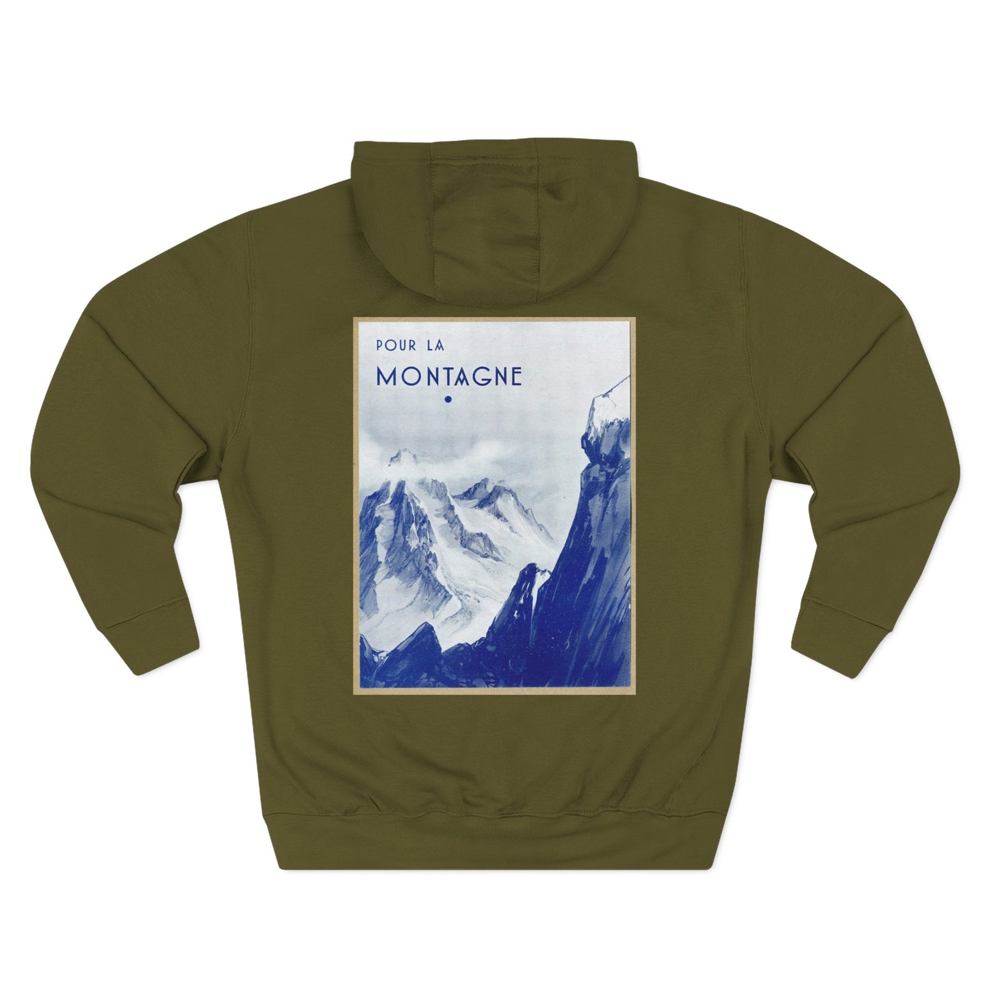 Pour la montagne - Laboratoires du docteur P. Astier - (French, 20th Century) - Hooded Sweatshirt