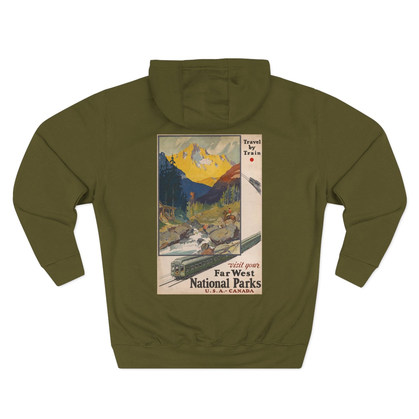 Far West - National Parks - Newman-Monroe Co. - (Ca. 1934) - Hooded Sweatshirt